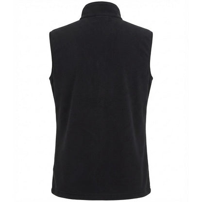 Black - Back - Brook Taverner Mens Rochester Fleece Gilet