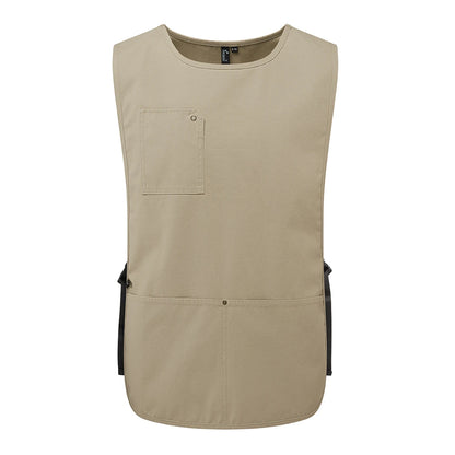 Khaki - Front - Premier Unisex Adult Utility 2.0 Apron