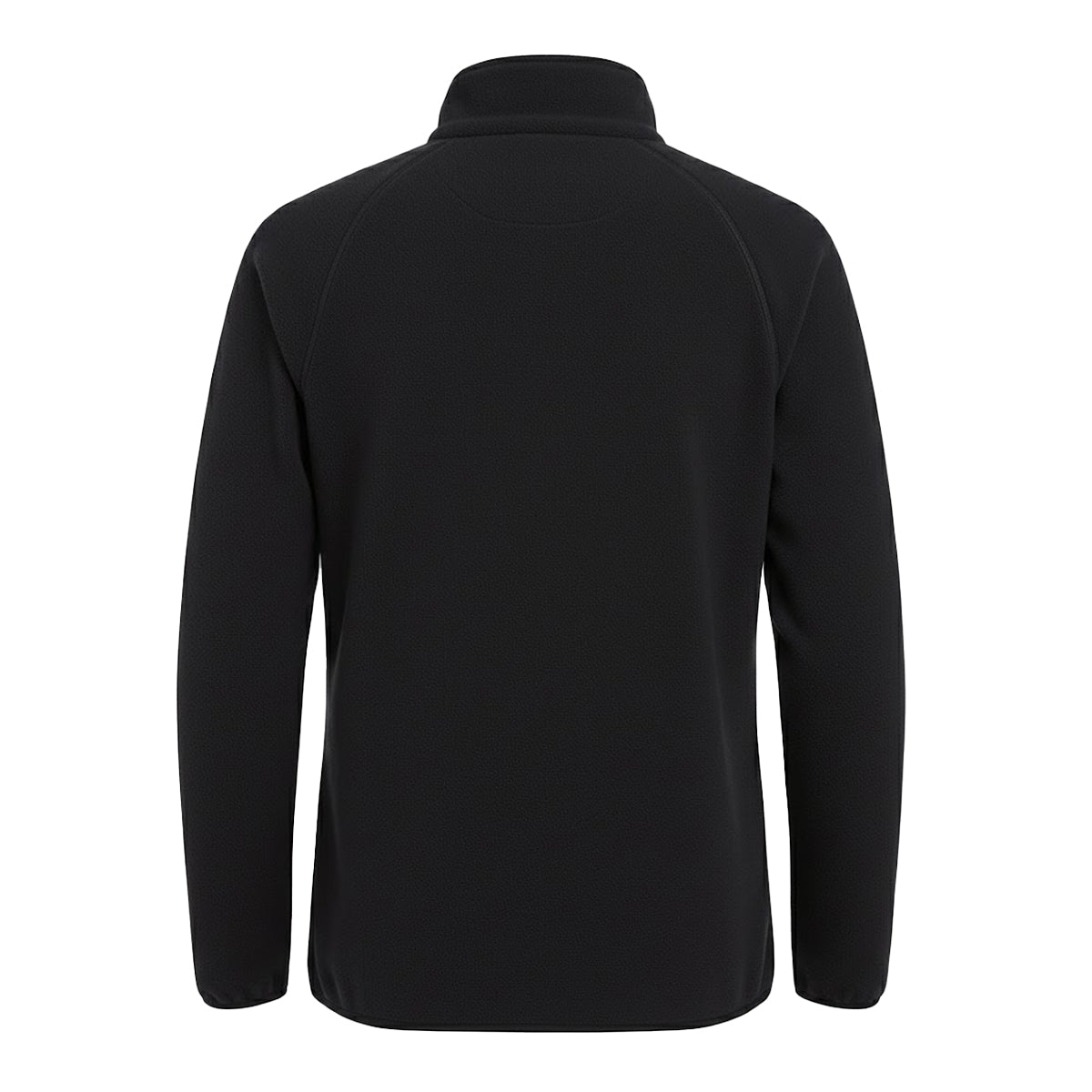 Black - Back - Brook Taverner Mens Quarter Zip Fleece