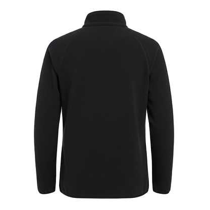 Black - Back - Brook Taverner Mens Quarter Zip Fleece