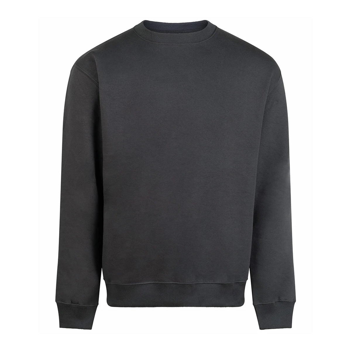 Solid Charcoal - Front - Awdis Mens Vision Heavyweight Sweatshirt