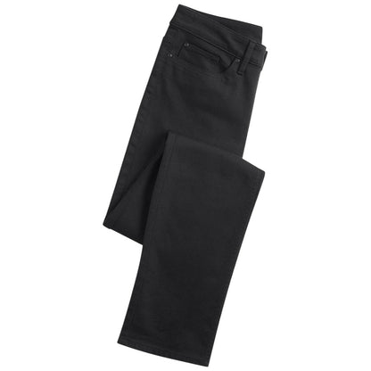 Stay Black - Back - Premier Womens-Ladies Workready Straight Leg Jeans