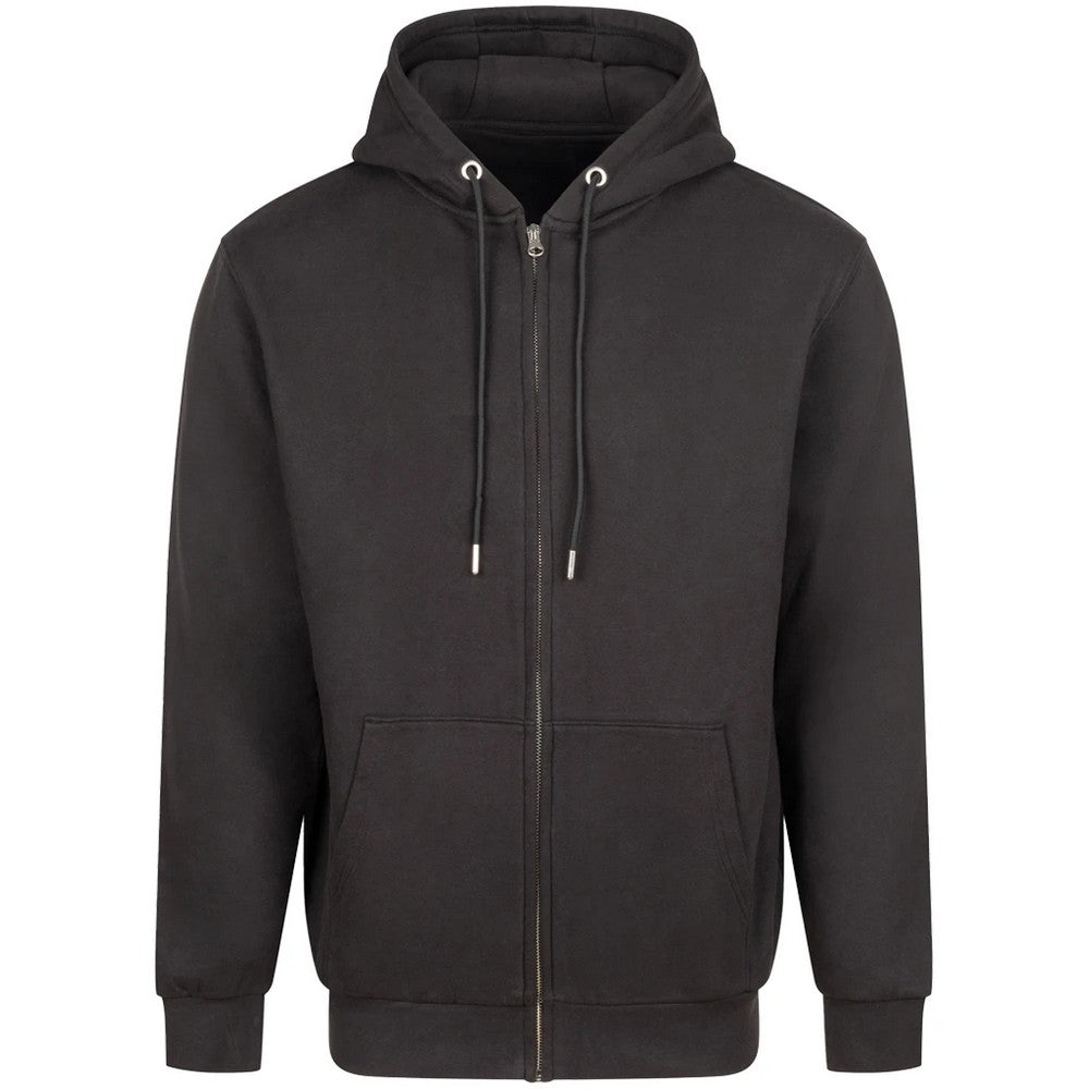 Black - Front - Anthem Unisex Adult Studio Full Zip Hoodie