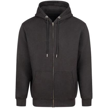 Black - Front - Anthem Unisex Adult Studio Full Zip Hoodie