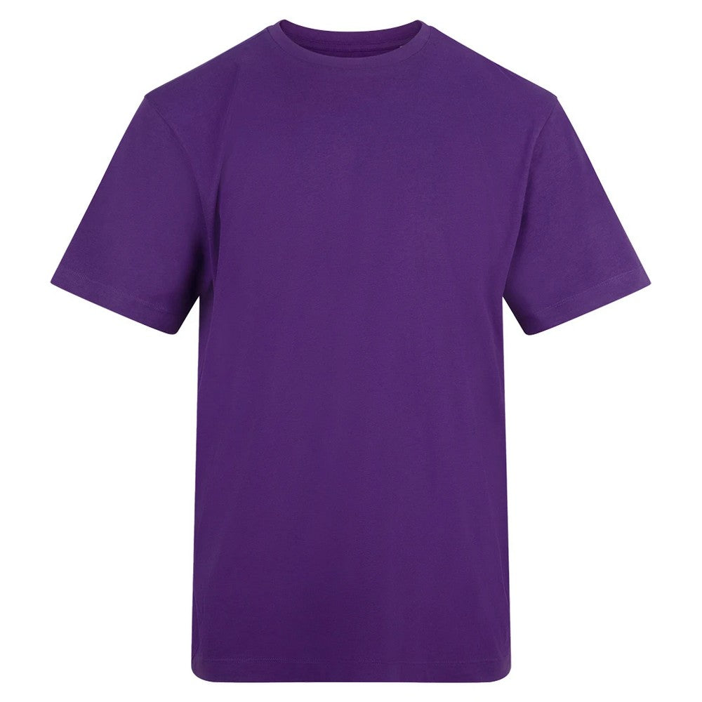 Purple - Front - Awdis Unisex Adult Cotton T-Shirt