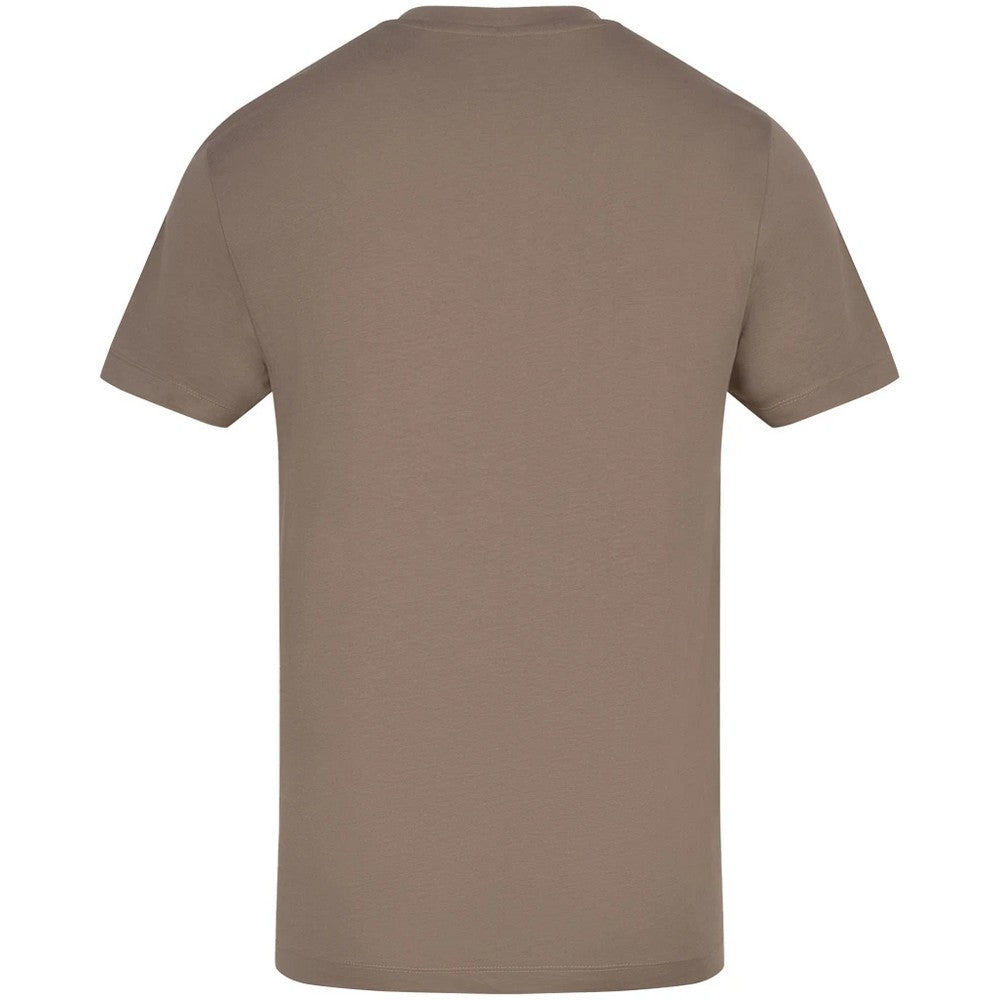 Mocha - Back - Awdis Unisex Adult Cotton T-Shirt