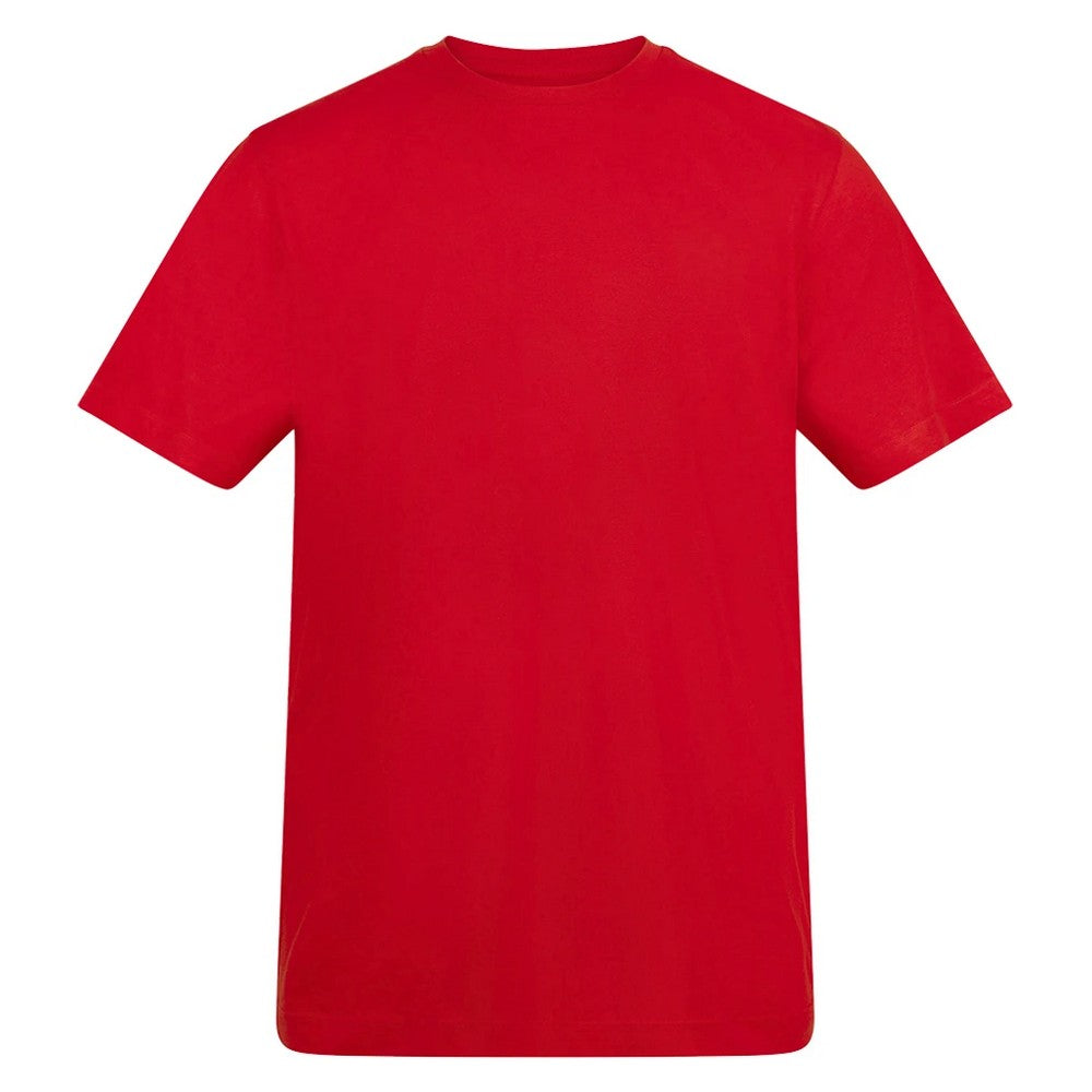 Fire Red - Front - Awdis Unisex Adult Cotton T-Shirt