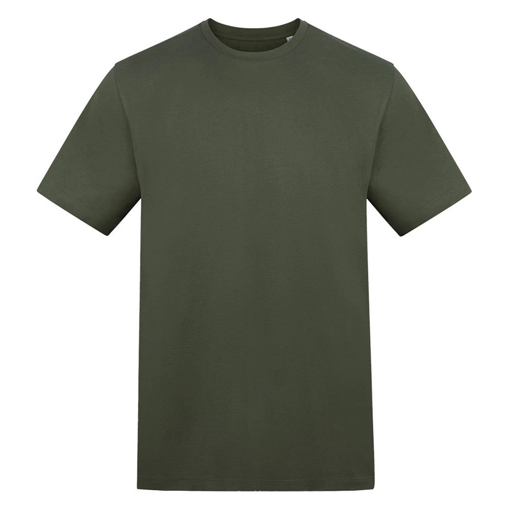 Earthy Green - Front - Awdis Unisex Adult Cotton T-Shirt