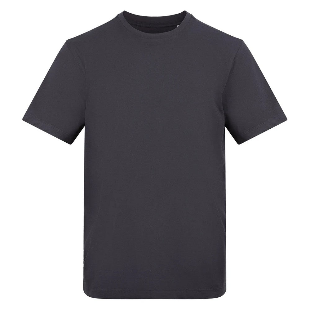 Solid Charcoal - Front - Awdis Unisex Adult Cotton T-Shirt