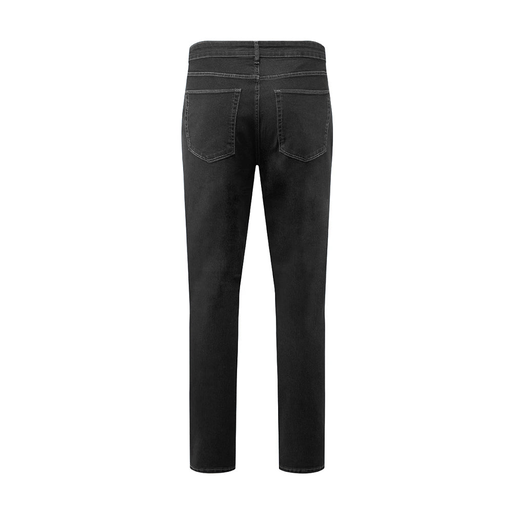 Stay Black - Back - Premier Mens Workready Straight Leg Jeans