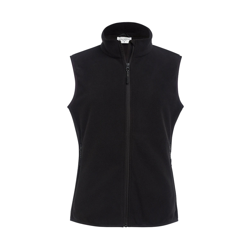 Black - Front - Brook Taverner Womens-Ladies Savannah Fleece Gilet