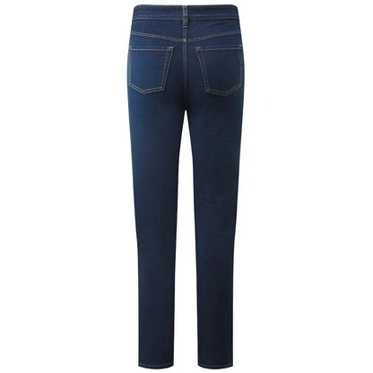 Indigo - Back - Premier Womens-Ladies Workready Straight Leg Jeans
