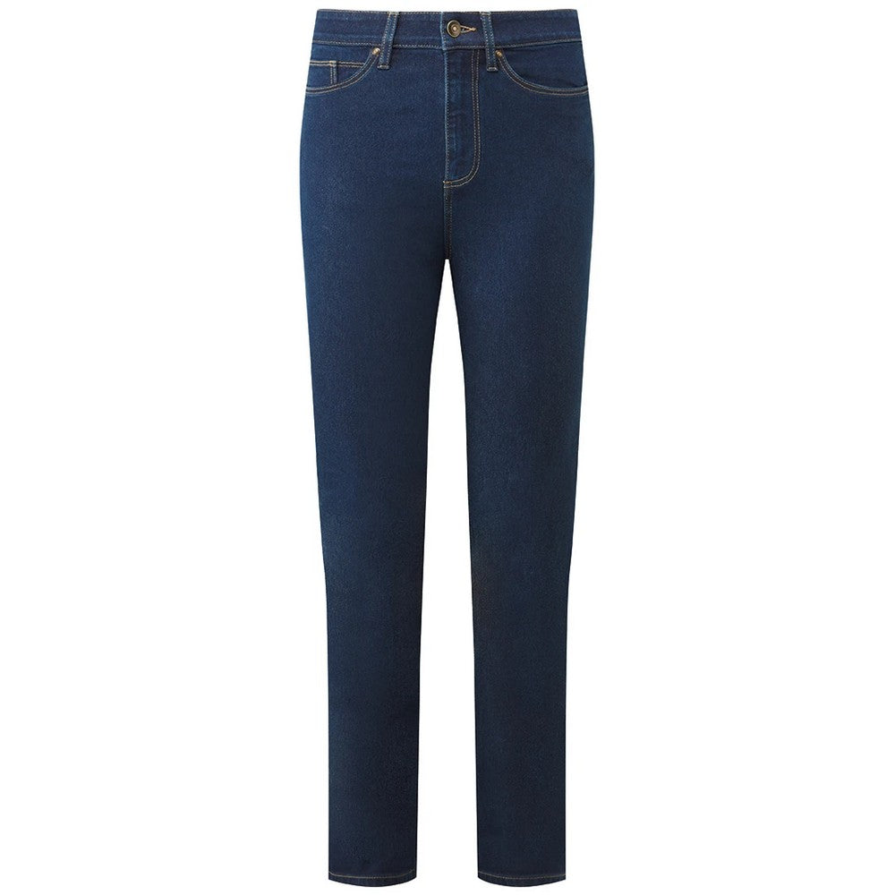 Indigo - Front - Premier Womens-Ladies Workready Straight Leg Jeans