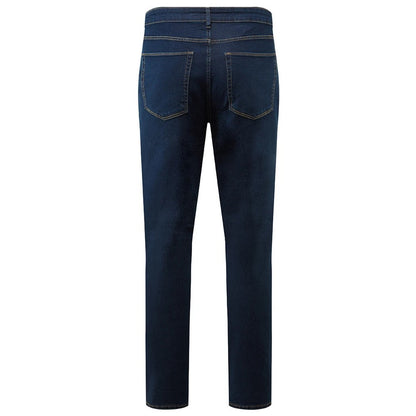 Indigo - Back - Premier Mens Workready Straight Leg Jeans