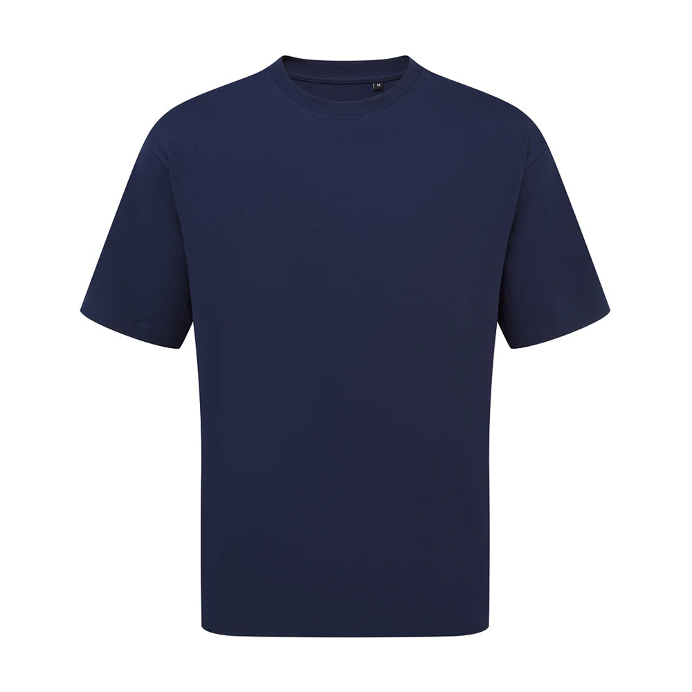 Stay Navy - Front - Premier Unisex Adult Utility 2.0 Plain Oversized T-Shirt