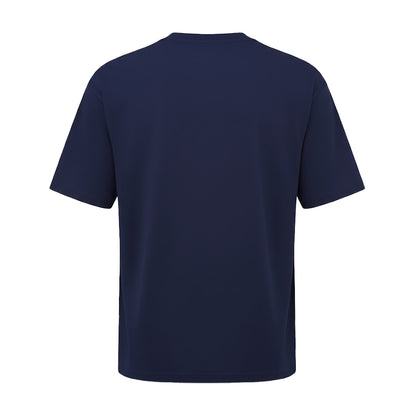 Stay Navy - Back - Premier Unisex Adult Utility 2.0 Plain Oversized T-Shirt