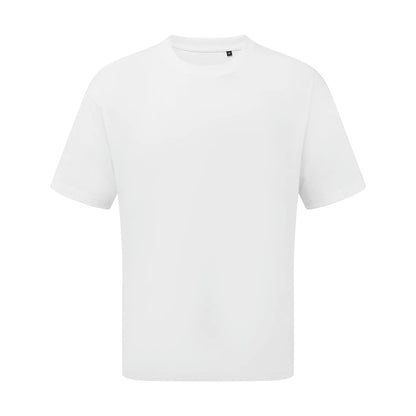 White - Front - Premier Unisex Adult Utility 2.0 Plain Oversized T-Shirt