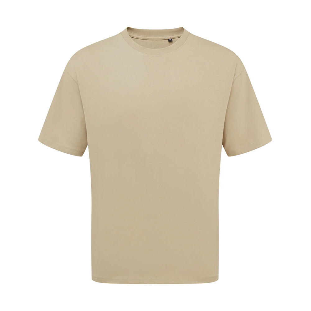 Khaki Green - Front - Premier Unisex Adult Utility 2.0 Plain Oversized T-Shirt