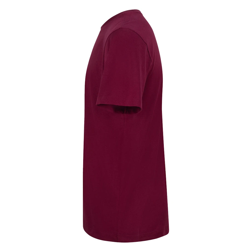 Burgundy - Side - Awdis Unisex Adult 150 T-Shirt