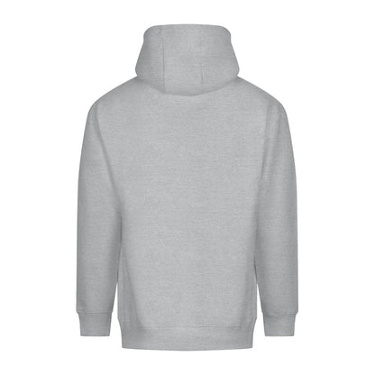 Heather Grey - Back - Awdis Unisex Adult Vision Heavyweight Hoodie