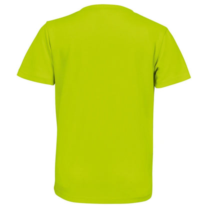 Neon Yellow - Back - SOLS Childrens-Kids Sprint Sports T-Shirt