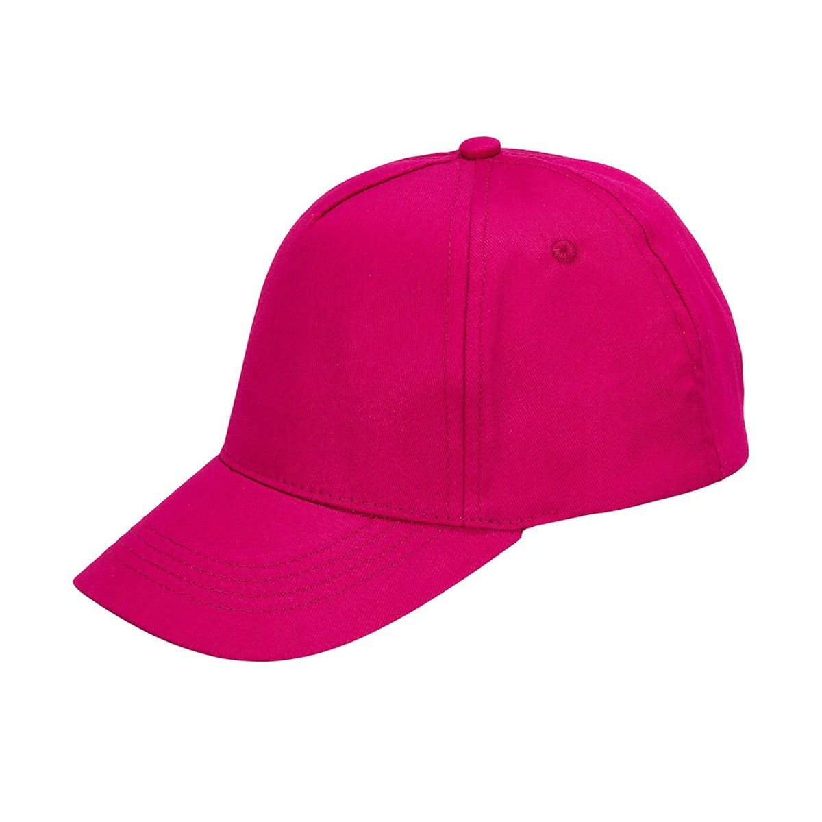 Fuchsia - Side - SOLS Childrens-Kids Buzz Baseball Cap