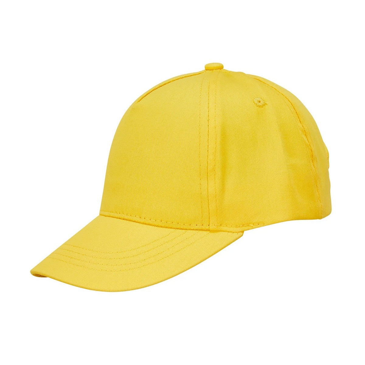 Gold - Side - SOLS Childrens-Kids Buzz Baseball Cap