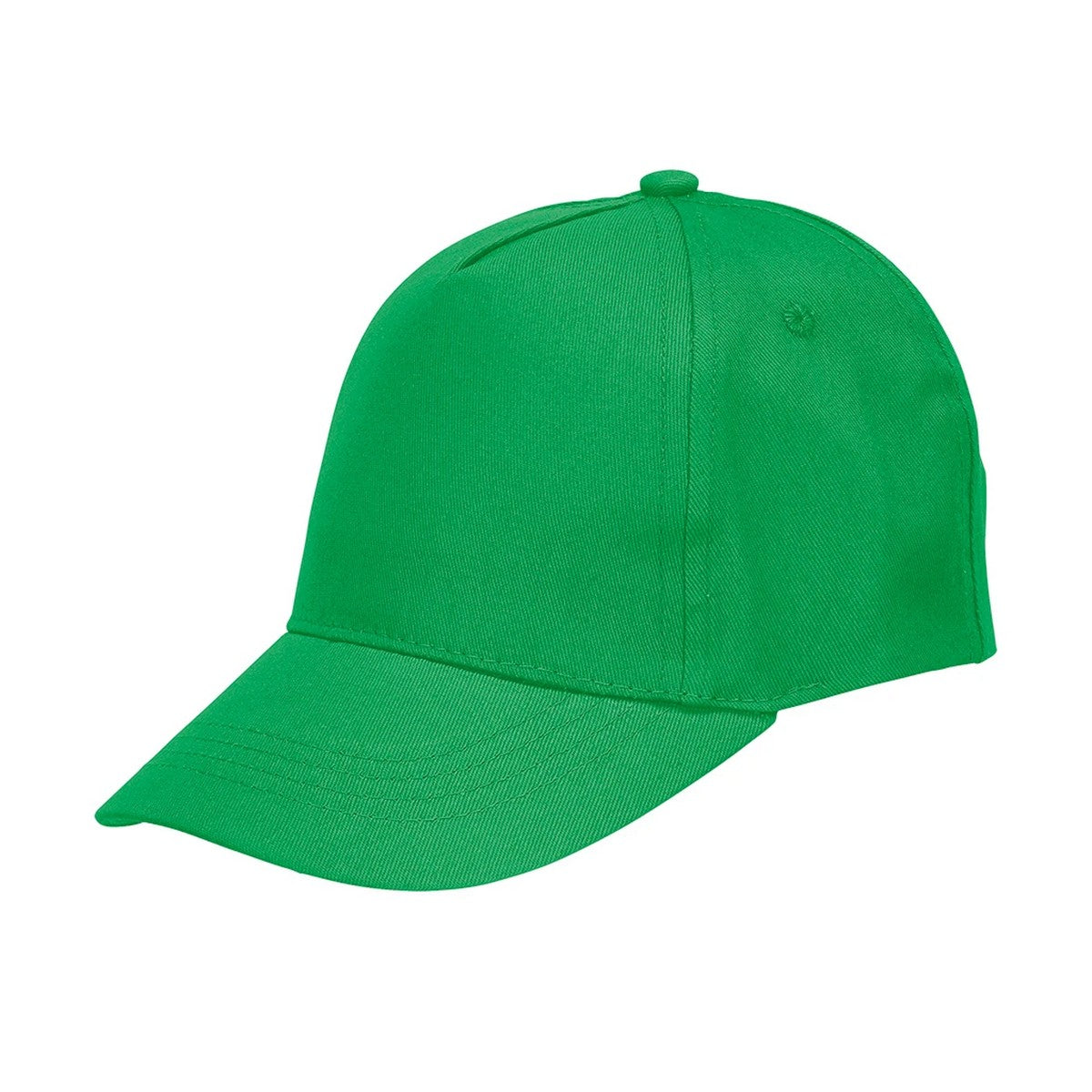 Kelly Green - Side - SOLS Childrens-Kids Buzz Baseball Cap