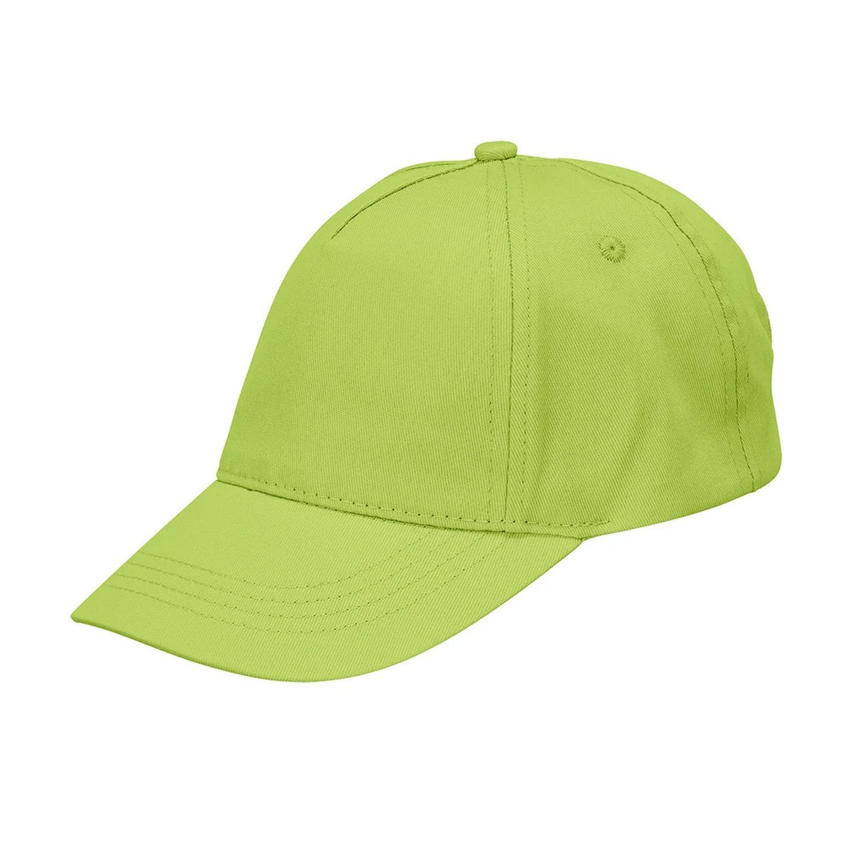 Apple Green - Side - SOLS Childrens-Kids Buzz Baseball Cap