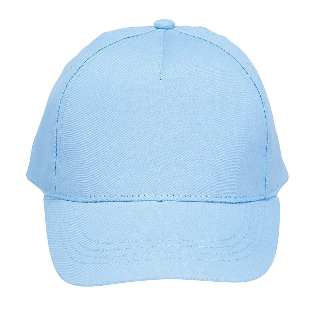 Sky Blue - Front - SOLS Childrens-Kids Buzz Baseball Cap