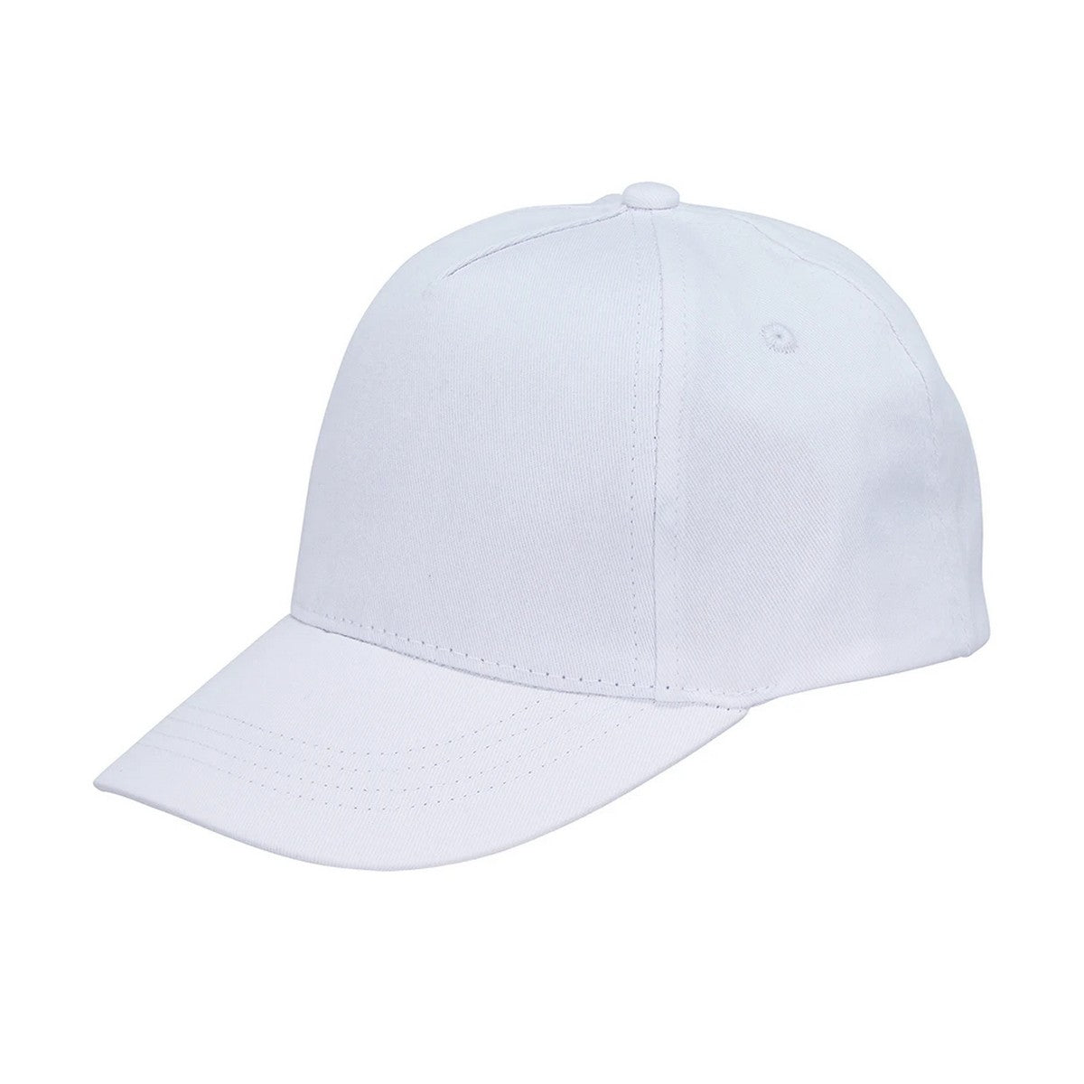 White - Side - SOLS Childrens-Kids Buzz Baseball Cap