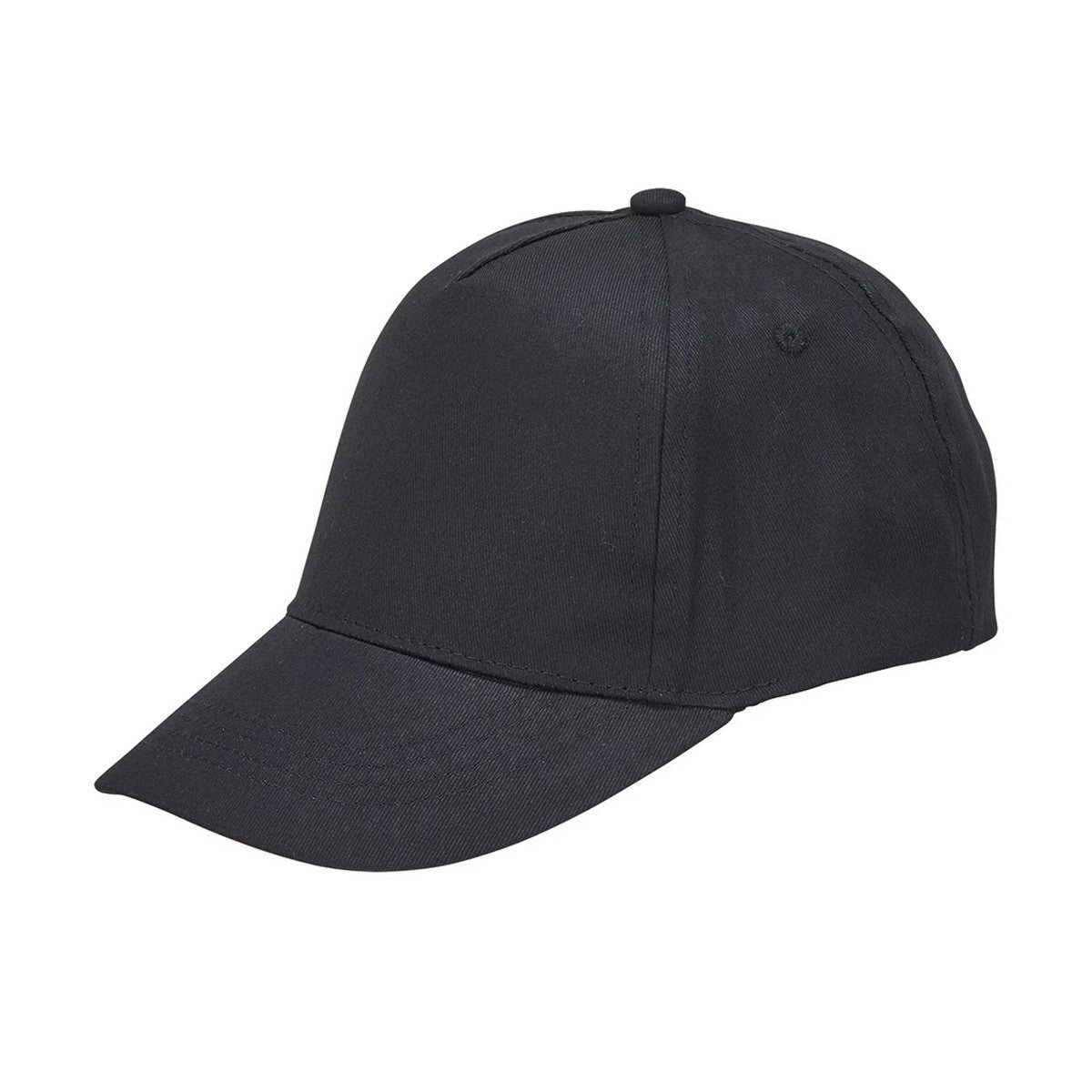 Black - Side - SOLS Childrens-Kids Buzz Baseball Cap