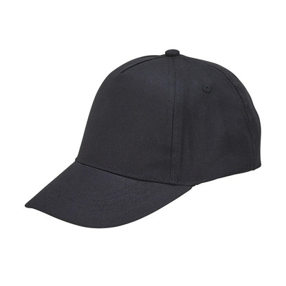 Black - Side - SOLS Childrens-Kids Buzz Baseball Cap