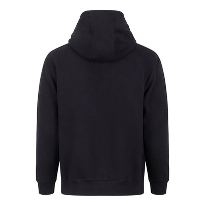 Deep Black - Back - Awdis Unisex Adult Vision Heavyweight Hoodie