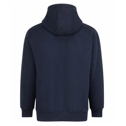 New French Navy - Back - Awdis Unisex Adult Vision Heavyweight Hoodie