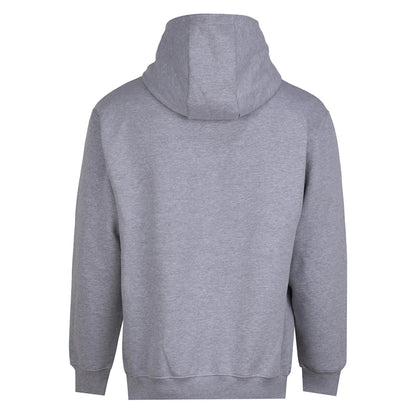 Heather Grey - Back - Awdis Unisex Adult Vision Heavyweight Hoodie