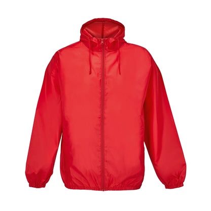 Red - Front - SOLS Unisex Adult Shield Windproof Jacket