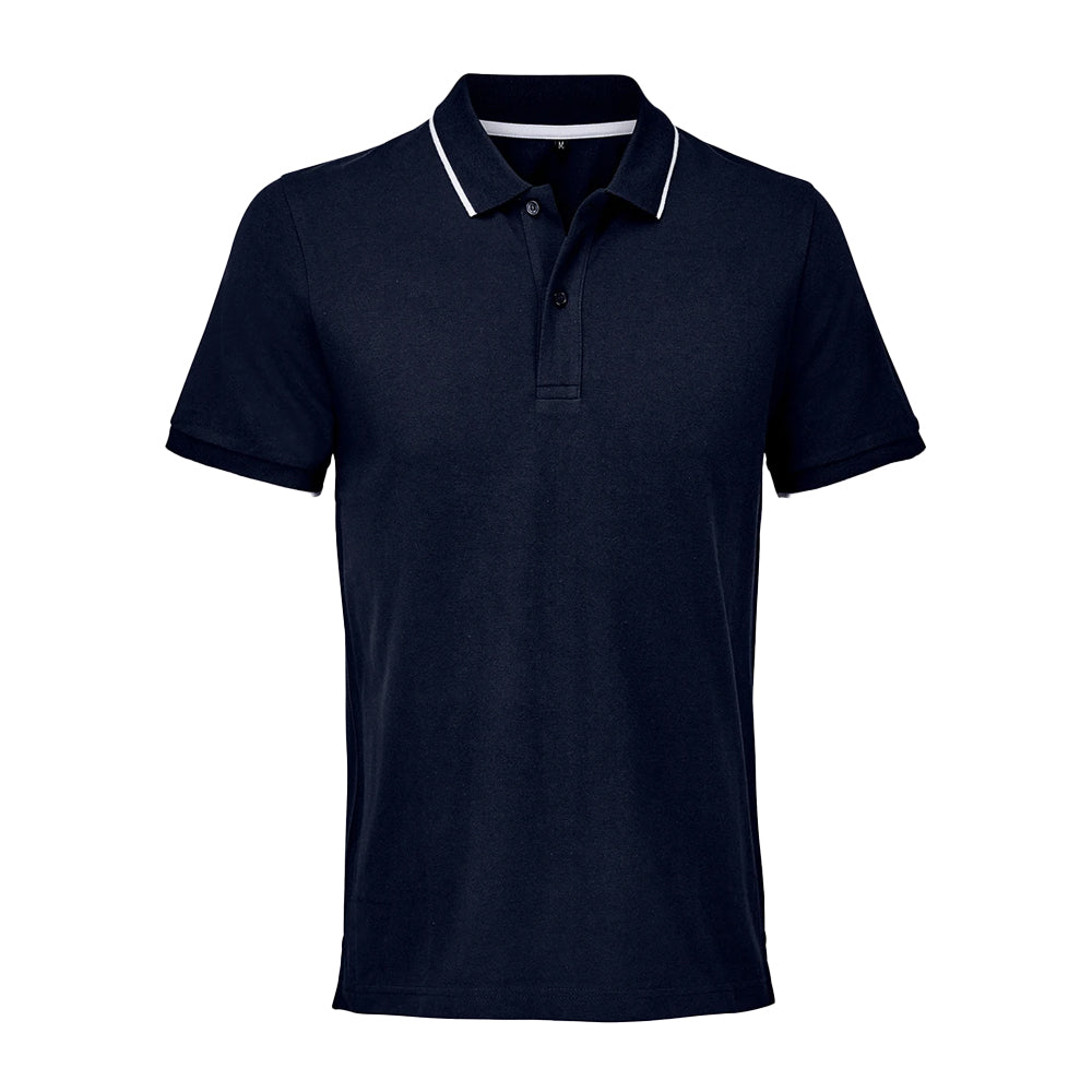 French Navy-White - Front - SOLS Unisex Adult Palermo Polo Shirt