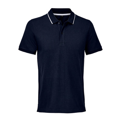 French Navy-White - Front - SOLS Unisex Adult Palermo Polo Shirt