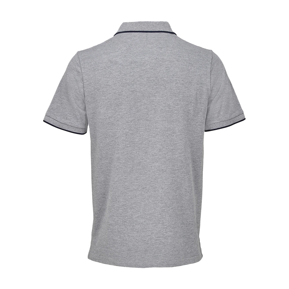 Grey Marl-French Navy - Back - SOLS Unisex Adult Palermo Polo Shirt