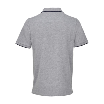 Grey Marl-French Navy - Back - SOLS Unisex Adult Palermo Polo Shirt