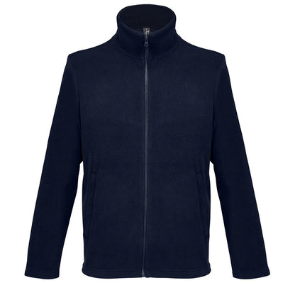French Navy - Front - SOLS Unisex Adult Microfleece Jacket