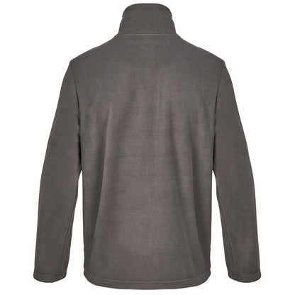 Charcoal - Back - SOLS Unisex Adult Microfleece Jacket