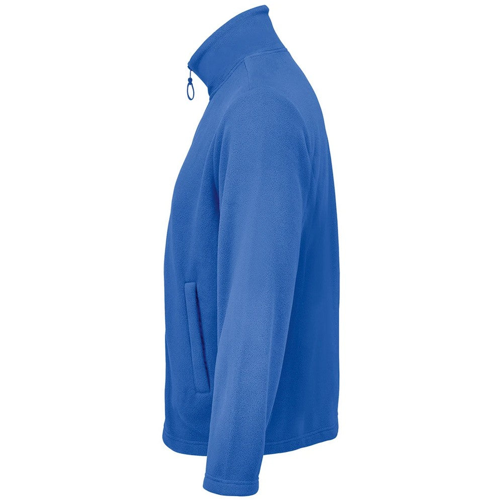 Royal Blue - Side - SOLS Unisex Adult Microfleece Jacket