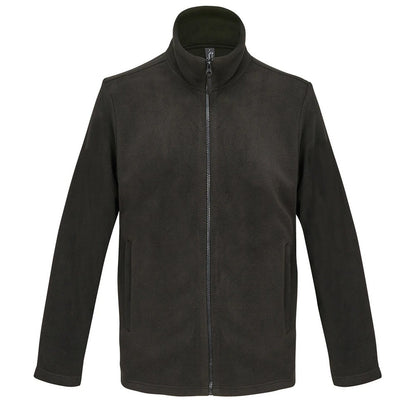 Black - Front - SOLS Unisex Adult Microfleece Jacket
