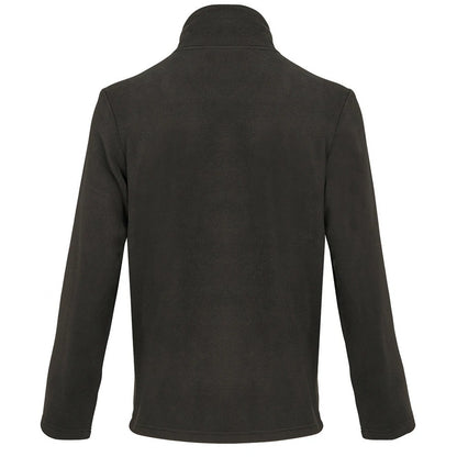 Black - Back - SOLS Unisex Adult Microfleece Jacket