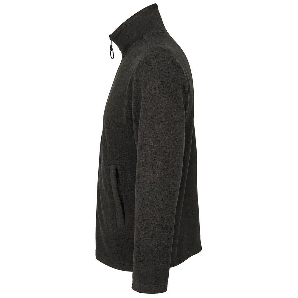 Black - Side - SOLS Unisex Adult Microfleece Jacket