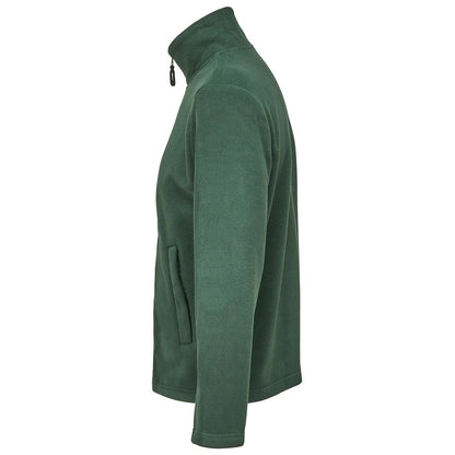 Fir Green - Back - SOLS Unisex Adult Microfleece Jacket