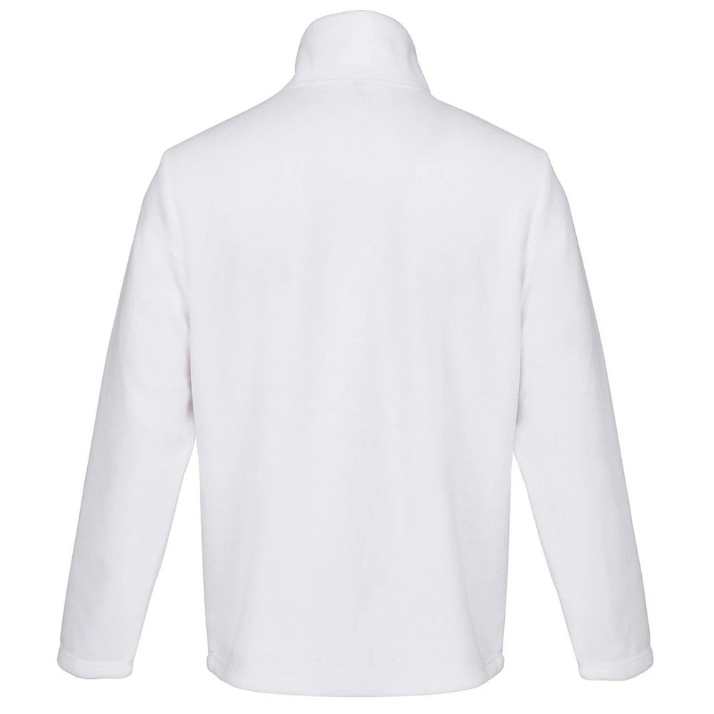 White - Back - SOLS Unisex Adult Microfleece Jacket