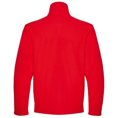 Red - Back - SOLS Unisex Adult Microfleece Jacket